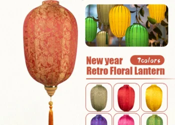 Elegant 14-Inch Waterproof Silk Lantern for Festive Outdoor Decorations