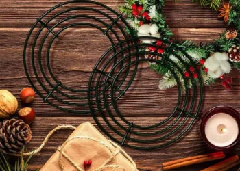 Durable Metal Wreath Frames for Easy Holiday and Year-Round Crafting