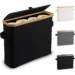 Discover the Ultimate Space-Saving Bamboo Toilet Paper Holder with Lid for Neat Bathrooms